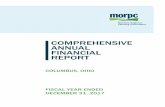 COMPREHENSIVE ANNUAL FINANCIAL REPORT€¦ · Ross, Delaware, Perry, Pickaway, Madison, Licking, Union, and Fairfield Counties, Ohio. In addition, MORPC has an associate membership