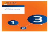 ECHA Accounts ManualECHA Accounts Manual 3 Annankatu 18, P.O. Box 400, FI-00121 Helsinki, Finland | Tel. +358 9 686180 | Fax +358 9 68618210 | echa.europa.eu 7.0 Update