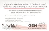 OpenQuake Modeller: A Collecon of Tools for Developing ......2012/10/24  · OpenQuake Modeller: A Collecon of Tools for Developing PSHA Input Models 15th World Conference on Earthquake