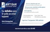 Artisan Technology Group is your source for quality ... · Test Specialist, Design to Distribution Ltd. Polar Instruments Ltd. Garenne Park Guernsey UK. GY2 4AF Tel: +44 1481 253081