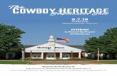 The Cowboy HeritageBeefmasters Since 1977 - BBU #236 Joe, Joe B., Traci, Caroline and Landon Kreger 20515 West Oakland Ave • Tonkawa, OK 74653 405-206-9560 Joe, cell • 405-340-0582