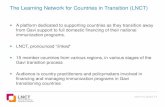 New The Learning Network for Countries in Transition (LNCT) · 2020. 5. 20. · The Learning Network for Countries in Transition (LNCT) A platform dedicated to supporting countries