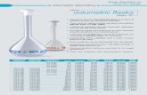 volumetric flasks - DACCHIM...volumetric flask base area. Volumetric flasks of standard body shape with small capacity can tip over more easily due to their higher center of gravity.