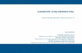 CANCER COLORRECTAL - gva.es · • Considerar test genético Pacientes que tienen colitis ulcerosa • Colonoscopias con biopsias para detectar displasias cada 1 a 2 años, comenzando