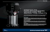 FOR ENGINEERS WHO LIKE TO MOVE THE LIMITS...GRUNDFOS CR 95 - CR 155 FOR ENGINEERS WHO LIKE TO MOVE THE LIMITS The new generation of Grundfos CR pumps introduces world-class efficiency