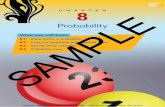 SAMPLE - Cambridge University Press · Chapter 8 — Probability 293 Doing these experiments will help you understand probability. 1 Spinner a Make a spinner similar to the one shown