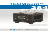 Page 2 · 284 - Arroyo Instruments...284 TECMount User’s Manual · Page 3 Introduction Thank you for choosing the 284 TECMount from Arroyo Instruments. The 284 TECMount is designed