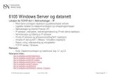 6105 Windows Server og datanett Nettverkslaget IP skjerm.pdf · 6105 Windows Server og datanett © Jon Kvisli, USN Nettverkslaget IP - 4 Klient-tjener prinsippet (repetisjon) •