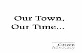 Our Town, Our Time - Citizen Advocacy organisations · Page 2 Page 3 Chatham-Savannah Citizen Advocacy 517 e. Congress Street Savannah, georgia 31401 912.236.5798 telephone 912.236.1028