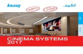 CINEMA SYSTEMS 2017 - Knauf Cinema Brochure.pdf · cinema and theatre industry which is currently taking hold in the UAE and surrounding regions. Beginning in 2014, with a dedicated