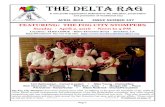 THE DELTA RAG...Page 5 SEEN AT THE SCENE in March 2016 Billie Ricker, Editor Emeritus - The Delta Rag I’m exited about the April guest band. I haven’t heard the Fog City JB for