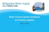 Water Industry Seismic Guidelines and Practice ... - PNWS …...Jun 02, 2019  · AWWA M41 Chapter 14. Seismic Design Guidelines for Ductile Iron Pipe [release with next manual] Identify