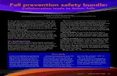 Fall prevention safety bundle - American Nurse€¦ · Morse scale: The Morse fall scale assessment tool, Fall prevention safety bundle: Collaboration leads to fewer falls By Marty