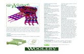 New Schacht Project Cards - The Woolery · 2018. 10. 16. · Schacht Cricket Loom; 10-dent Cricket rigid heddle reed; one stick shuttle for each weft color used. Optional: several