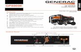 GP8000E - ElekNet...2 Operator’s Manual for Power Washer Height Extended Length Length Width GP8000E 2 of 2 Generac Power Systems, Inc. • P.O. Box 8, Waukesha, WI 53187 • …