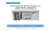 Industrial and Sanitary Variable Speed VFD Controllers · 2020. 7. 27. · 851-659 Rev. B 3 Dorner Mfg. Corp. Industrial and Sanitary Variable Speed VFD Controllers Warnings − General