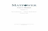 User’s Manual - MATPOWER10 Acknowledgments136 Appendix A MIPS { Matpower Interior Point Solver137 Appendix B Data File Format138 Appendix C Matpower Options144 C.1 Mapping of Old-Style