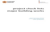 Project check lists - major building works ·  demolition department of infrastructure planning and logistics check
