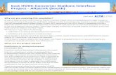 East HVDC Converter Stations Interface Project - AltaLink (South) · 2017. 8. 28. · East HVDC Converter Stations Interface . Project - AltaLink (South) ... AltaLink is proposing