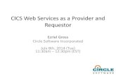CICS as a Web Service Provider or Requesterprovider in CICS 1. CICS web services assistant (batch utilities supplied with CICS) from a copybook, using the DFHLS2WS batch utility (generates