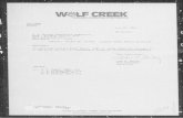 Ihr W'4LF CREEK · ~ '4 m um Wolf Creek Generating Station o 15_j o 1010 ! 418 ! 2 9 | 2 0 |1 |1l 0 |0 0 |3 0h ~ ~ or uxi tu m wu., a was m mune nnc rum un on On June 26, 1992, while