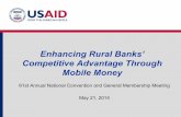 Enhancing Rural Banks’ Competitive Advantage Through ...€¦ · • Started over 35 years ago with 2 coops and 47 Samahang Nayons • Operating in Regions I to III • Now has