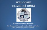 WELCOME CLASS of 2023 - Fultonschools.org€¦ · WELCOME CLASS of 2023 9th GRADE PARENT MEETING Ms. Shavanda Toomer, Grade Level Administrator Mrs. Kimberly Premoli, Principal