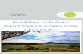 Annual Water Entity Report Annual Report Upper Ringarooma ......This Annual Report has been prepared by Tasmanian Irrigation Pty Ltd the responsible water entity for the Upper Ringarooma