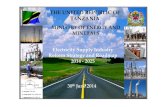302014 - 2025 June 2014 - Tanzania · 2015. 11. 9. · Tanzania’s Development Vision (TDV) 2025 aims at making Tanzania to become a middle-income country by 2025. This implies that