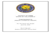 Kern County, California · 2016. 6. 14. · COUNTY OF KERN Comprehensive Annual Financial Report For the Fiscal Year Ended June 30, 2009 Table of Contents INTRODUCTORY SECTION LETTER