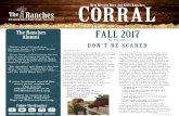 Falll Corral 2017-Small File - The Ranches...LETTER FROM THE PRESIDENT Heath Kull President Heath Kull - President heathk@theranches.org #RaiseThemUp "Why do you look at the speck