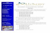 DECEMBER 2018 QUARTERLY REPORTalchemyresources.com.au/alchemy/wp-content/uploads/2019/... · 2019. 1. 31. · 6 Figure 5: West Lynn Prospect cross section (6514000N) showing recent