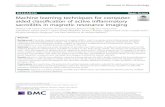 Machine learning techniques for computer-aided …RESEARCH Open Access Machine learning techniques for computer-aided classification of active inflammatory sacroiliitis in magnetic