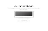 E-motion manual No.1 - UMC (UK...EE-motion manual No.1.indd Sec1:8-motion manual No.1.indd Sec1:8 44/14/2010 10:15:54 AM/14/2010 10:15:54 AM IMPORTANT NOTE. Occasionally we may release