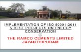THE RAMCO CEMENTS LIMITED JAYANTHIPURAM · 2016. 12. 21. · Ramco Group The Ramco Cements Ltd., (formerly Madras Cements Ltd.) Integrated Plants : 1. RR Nagar Plant near Virudhunagar,