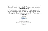Environmental Assessment Vulcan Centaur Program …...Environmental Assessment Draft Final Vulcan Centaur Program Operations and Launch on Cape Canaveral Air Force Station Prepared