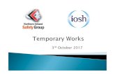 3rd October 2017 - IOSH...BS 5975:2008+A1:2011 Code of practice for temporary works procedures and the permissible stress design of falsework BSI Standards Publication BRITISH STANDARD