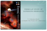 FERMI-LAT STUDY OF SUPERNOVA REMNANTSpeople.na.infn.it/~barbarin/MaterialeDidattico/0... · CR Acceleration in Young SNRs ‣Diﬀusive Shock Acceleration (1st order Fermi Acceleration)
