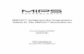 MIPS32™ Architecture For Programmers Volume II: The … · 2008. 1. 7. · Document Number: MD00086 Revision 0.95 March 12, 2001 MIPS Technologies, Inc. 1225 Charleston Road Mountain