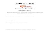 ASBMSR-2020 - GISSFProceeding of International ASBMSR-2020 Conference --- London, UK June 2020 A.Saddam ASBMSR-2020 Conference Proceeding Book of Papers 2nd International Conference
