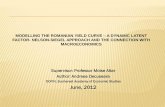 Forecasting the term structure of government bond yieldsfinsys.rau.ro/docs/Decuseara Andreea.pdf · Author: Andreea Decuseara DOFIN, Bucharest Academy of Economic Studies June, 2012