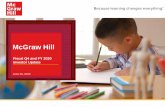 McGraw Hill...McGraw Hill’s Response to COVID-19 McGraw Hill | 3 Focus on Supporting Institutions, Educators and Learners while Rationalizing Costs and Maintaining Liquidity 1 2