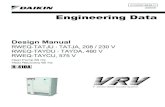 Engineering Data...Design Manual RWEQ-TATJU · TATJA, 208 / 230 V RWEQ-TAYDU · TAYDA, 460 V RWEQ-TAYCU, 575 V EDUS301864B-D 202009 Engineering Data Heat Pump 60 Hz Heat Recovery 60