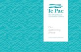gathering place - tepae.co.nz Tool Kit/TEP000… · Te Pae Christchurch Convention Centre is the city’s gathering place – an architectural and social landmark designed as a welcoming