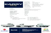 Carry Pick-up 2014 Spec Sheet - questmotors.co.zw · Title: Carry Pick-up 2014 Spec Sheet Author: Al Rostamani Group Created Date: 8/3/2015 2:40:27 PM
