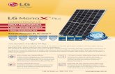 LG445/450S2W-U6...LG Mono X® Plus 450W panels are a similar physical size to many conventional 400W panels. This means with the LG Mono X® Plus 450W you get 12% more electricity