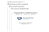 Conference Proceedings 2018 1 18 2019.… · Pennsylvania Economic Association 2018 Conference Proceedings. 5 . Publish Your Paper in the: Pennsylvania Economic Review . The Pennsylvania