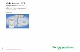 ATV61 BACnet EN 1765274 05€¦ · 1765274  Altivar 61 BACnet card User’s manual VW3 A3 319 08/2012
