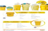 POLY DRUMS...OVERPACKS POLY DRUMS 65 Gallon Labpack w screw-top lid (Yellow) Product Code: PAK65 • • • • • • Capacity Max. Load Capacity UN/DOT Rating Dimensions Weight