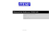 Manual do Software WSCAN - Gigawatt Sistemas · Configuração do escravo (SCA-05) ..... 53 PDOs do mestre (PLC2) ..... 53 PDOs do escravo (SCA-05) ..... 54 Conexões PDOs ..... 55